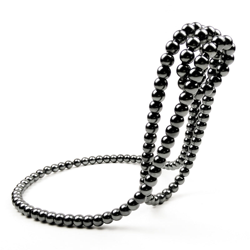 Floating Pearl Necklace Wine Holder