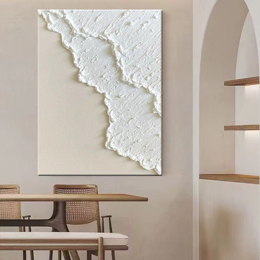 Canvas Oil Painting Niche White