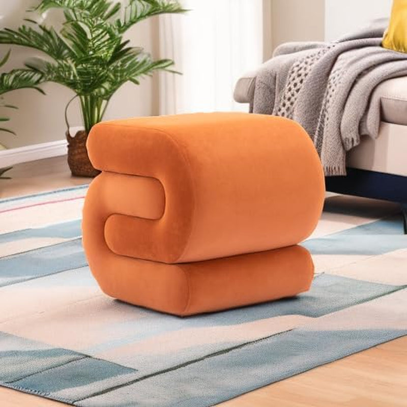 Contemporary Premium S Shape Ottoman Footstool
