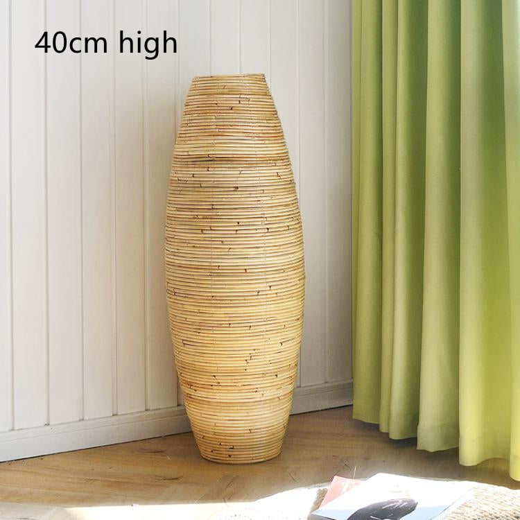 Natural Rattan Vase