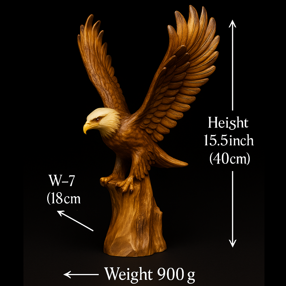 Bald Eagle Resin Sculpture Premium Home & Office Decor