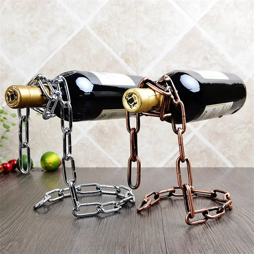 Floating Wine Holder Wine Rack Bracket Wine Bottle Holder Home Decoration Stand Shelf Table Decor Display Gift