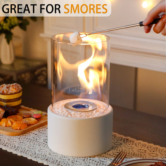 10.5" H Tabletop Fire Bowl Pot Fireplace